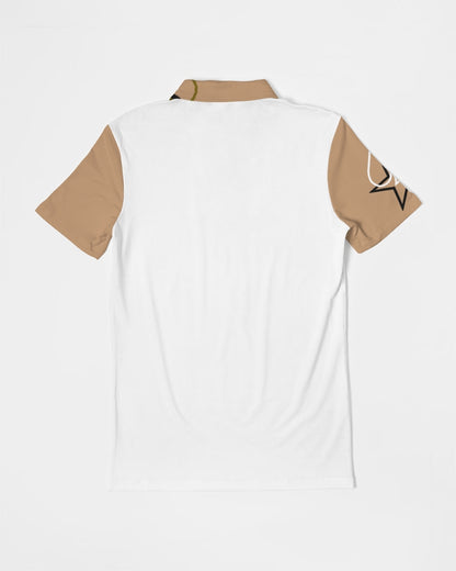 In da mix by Marvin Jeans and Trinity D Marvin Men's Slim Fit Short Sleeve Polo