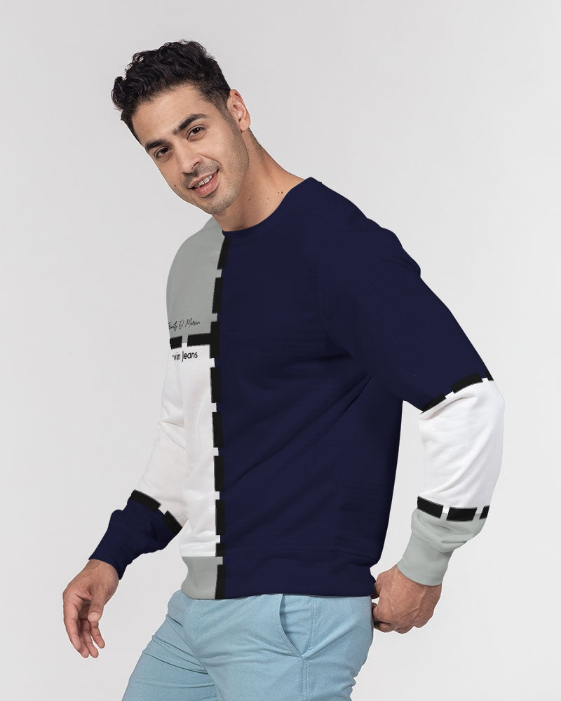OG by Marvin Jeans and Trinity D Marvin Men's Classic French Terry Crewneck Pullover