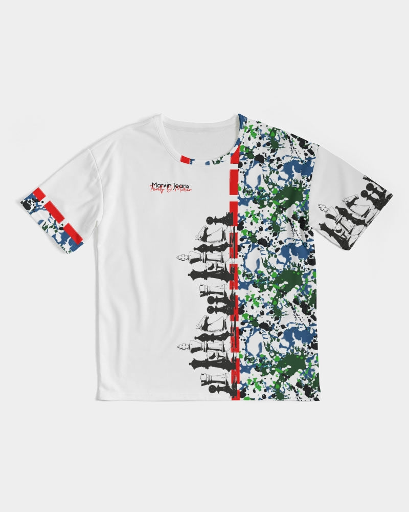 Wild splash chest board  by Marvin Jeans and Trinity D Marvin Men's Premium Heavyweight Tee