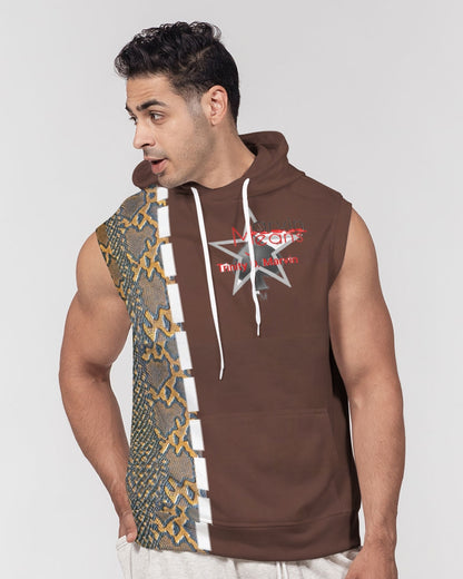 Calf print Premium BY MARVIN JEANS Men's Premium Heavyweight Sleeveless Hoodie