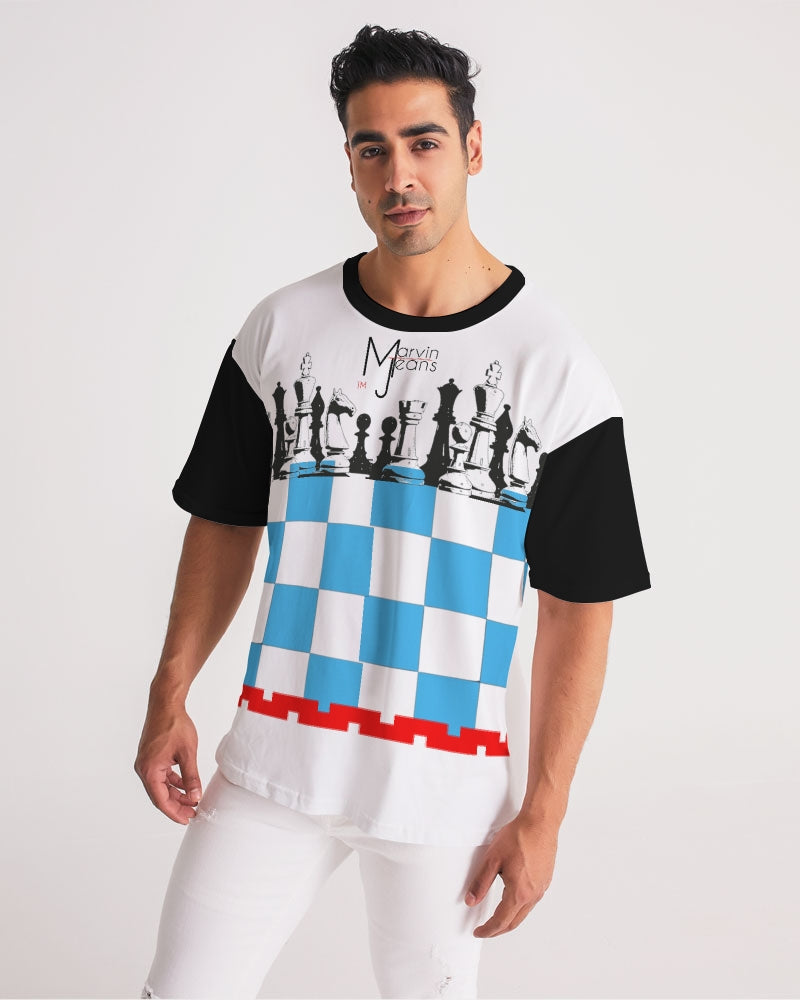 Cosmic combo chest board by Marvin Jeans and Trinity D Marvin Men's Premium Heavyweight Tee