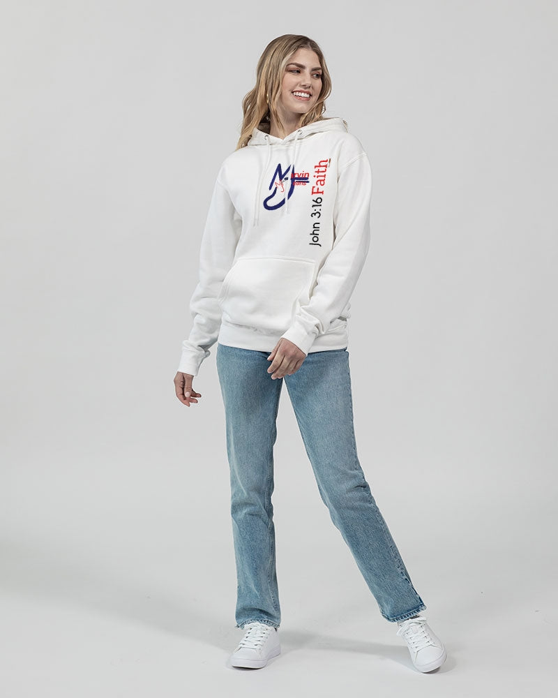 John 3:16 by Marvin Jeans and Trinity D Marvin Unisex Premium Pullover Hoodie | Lane Seven