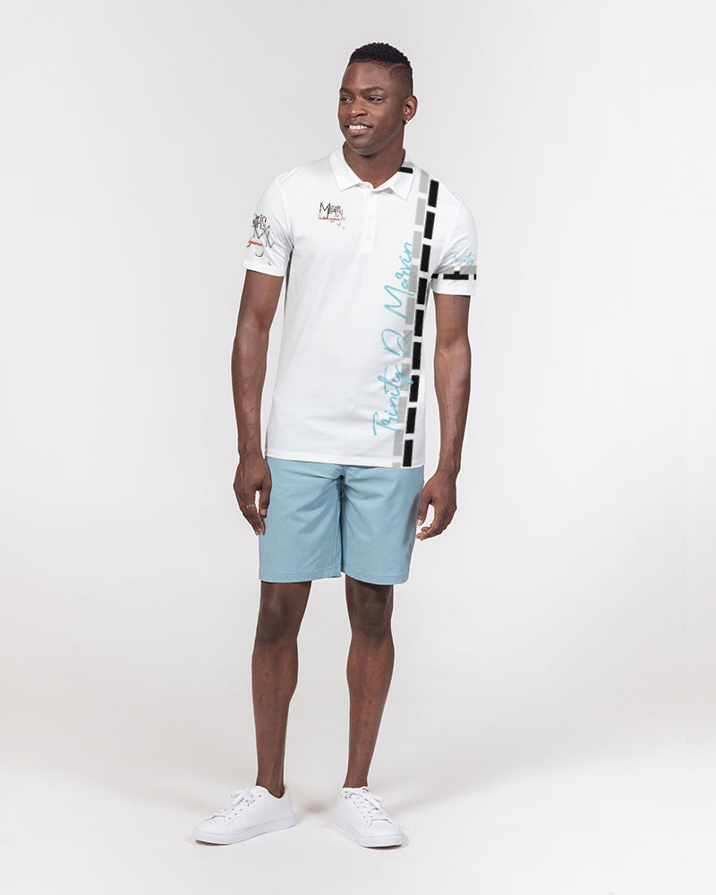 @the MARVIN JEANS company Men's Slim Fit Short Sleeve Polo