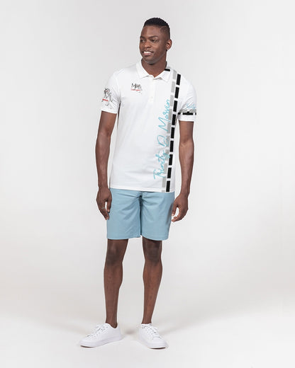 @the MARVIN JEANS company Men's Slim Fit Short Sleeve Polo