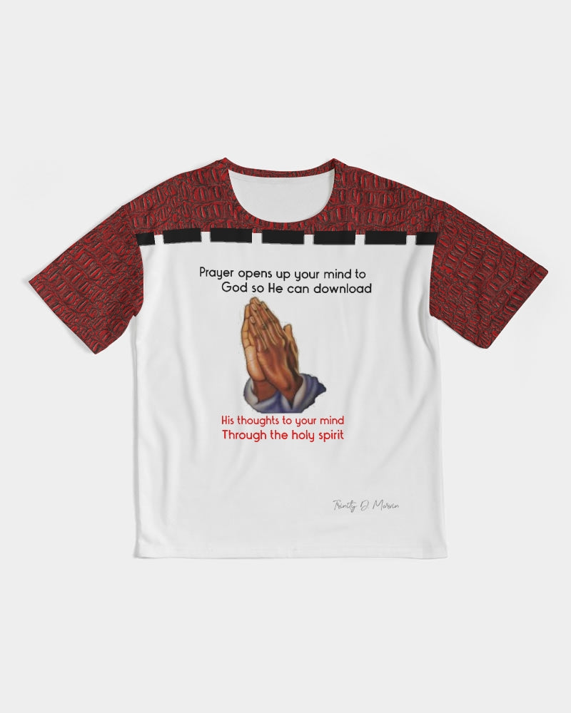 Gator red Gospel message by Trinity D Marvin Men's Premium Heavyweight Tee