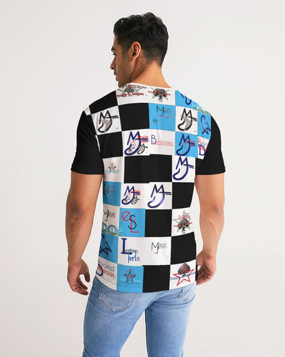 Cosmic combo logo's by Marvin Jeans and Trinity D Marvin Men's Tee