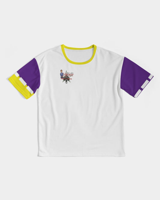Purple yellow  Men's Premium Heavyweight Tee