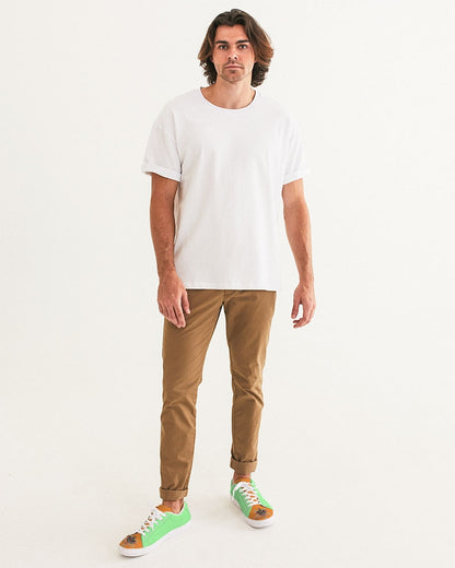 Mint orange by Marvin Jeans and Trinity D Marvin Men's Faux-Leather Sneaker