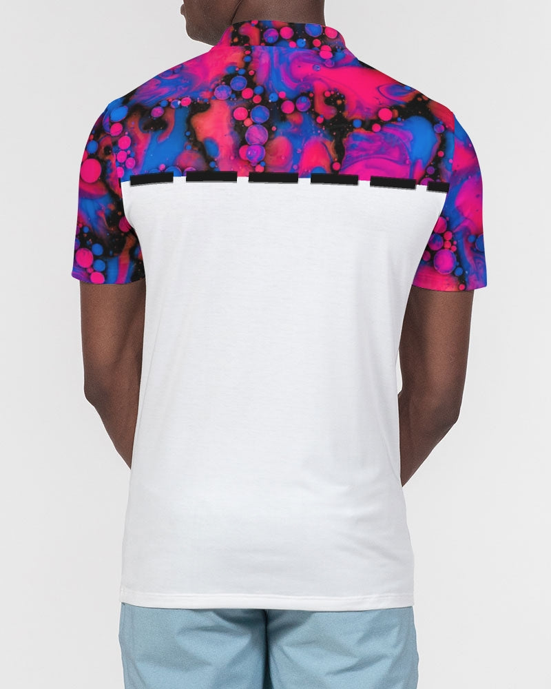 High tide by Marvin Jeans and Trinity D Marvin Men's Slim Fit Short Sleeve Polo
