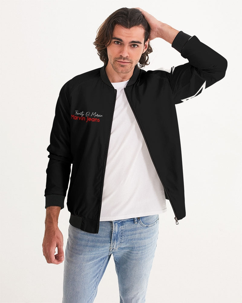 Black Designs  Men's Bomber Jacket