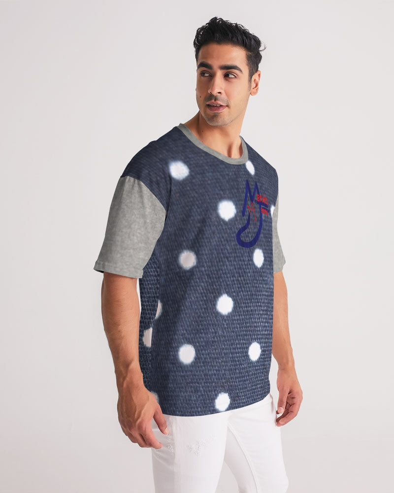 Dots cool grey sleeves  Men's Premium Heavyweight Tee