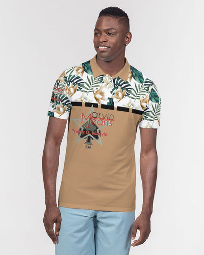 Rosewood by Marvin Jeans and Trinity D Marvin Men's Slim Fit Short Sleeve Polo