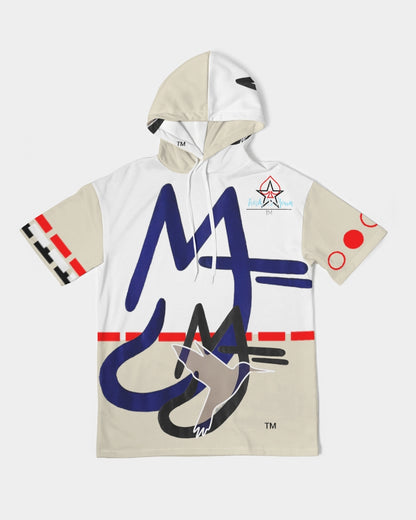 Logo's BY MARVIN JEANS Men's Premium Heavyweight Short Sleeve Hoodie