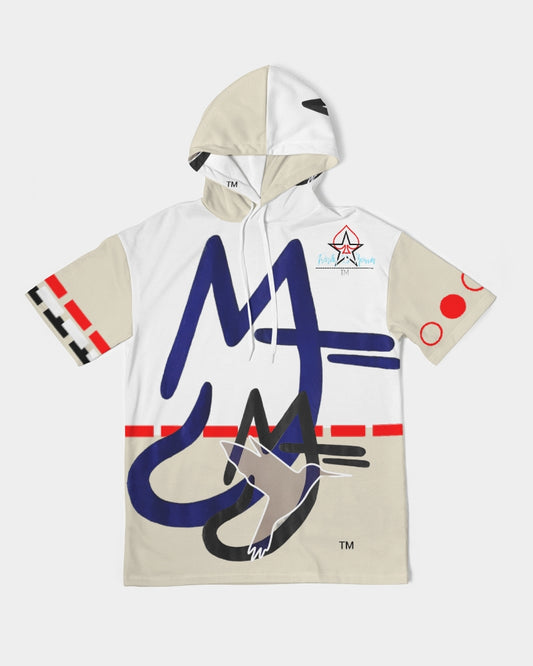 Logo's BY MARVIN JEANS Men's Premium Heavyweight Short Sleeve Hoodie