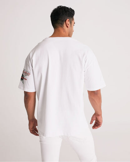 All white BY MARVIN JEANS Men's Premium Heavyweight Tee