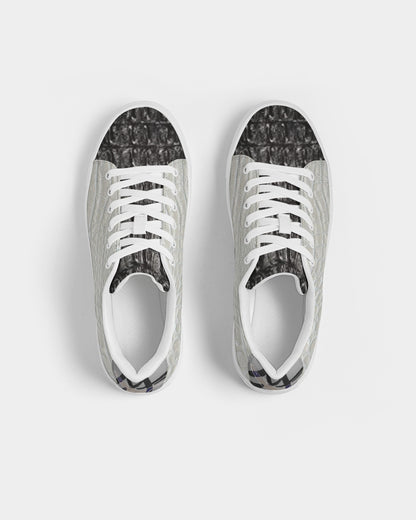 Gator black Gator white by Trinity D Marvin Men's Faux-Leather Sneaker