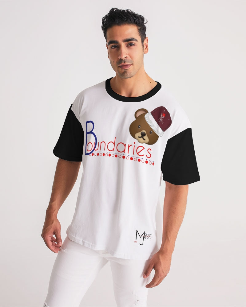 Boundaries bear cap by Marvin Jeans and Trinity D Marvin Men's Premium Heavyweight Tee