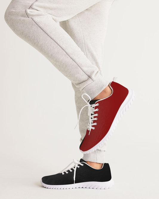 Maroon half black by Marvin Jeans Men's Athletic Shoe