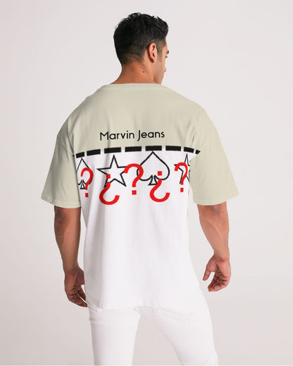 Gospel message Roman's 5:8 Men's Premium Heavyweight Tee