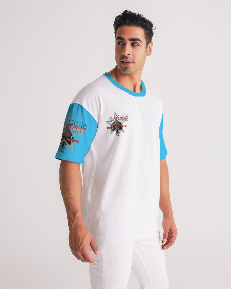Louid blue by Marvin Jeans and Trinity D Marvin Men's Premium Heavyweight Tee