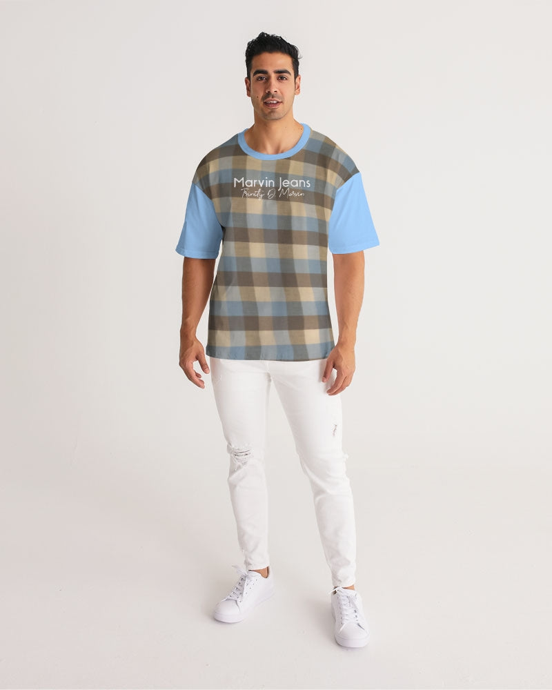@plaids baby blue Men's Premium Heavyweight Tee