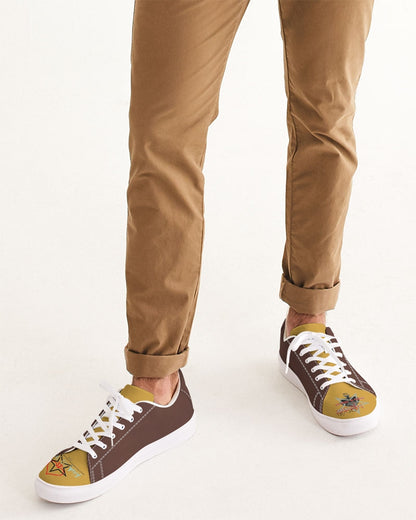 Premium gold by Marvin Jeans and Trinity D Marvin Men's Faux-Leather Sneaker