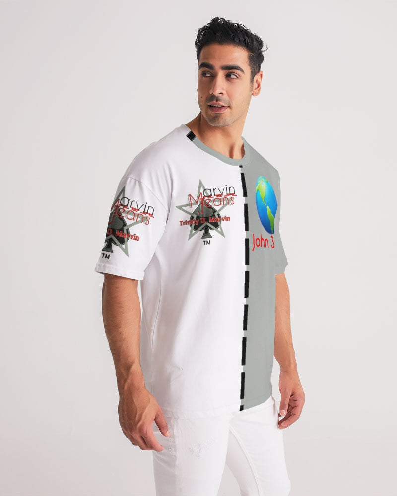 John 3:16 BY MARVIN JEANS Men's Premium Heavyweight Tee