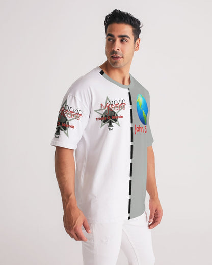 John 3:16 BY MARVIN JEANS Men's Premium Heavyweight Tee