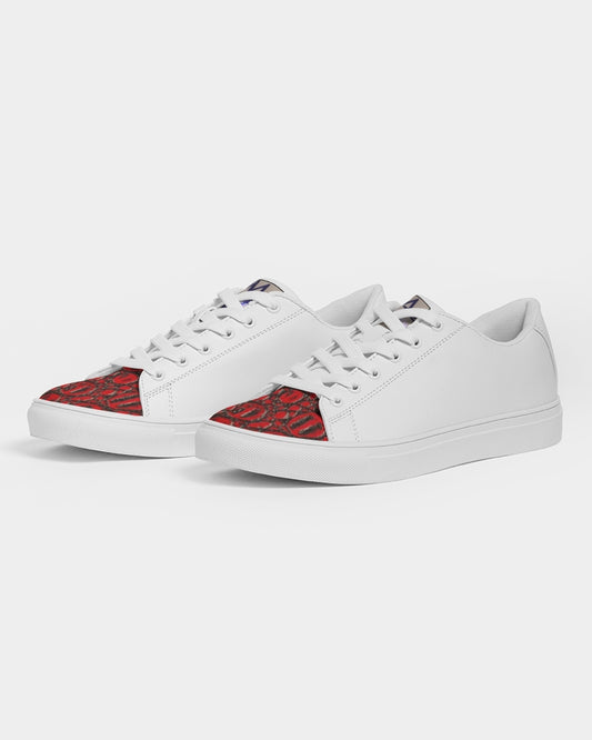 Gator red tip BY MARVIN JEANS Men's Faux-Leather Sneaker