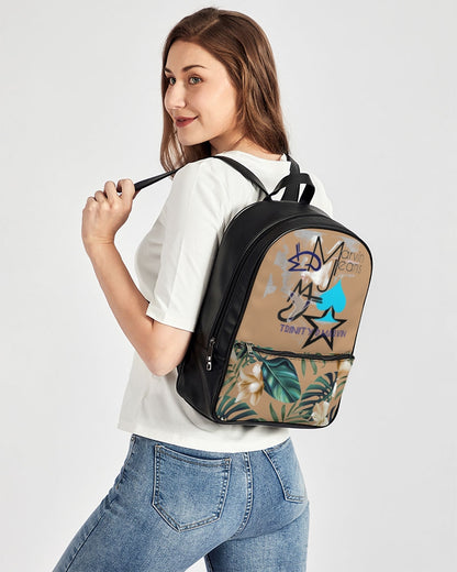 Rosewood Classic Faux Leather Backpack