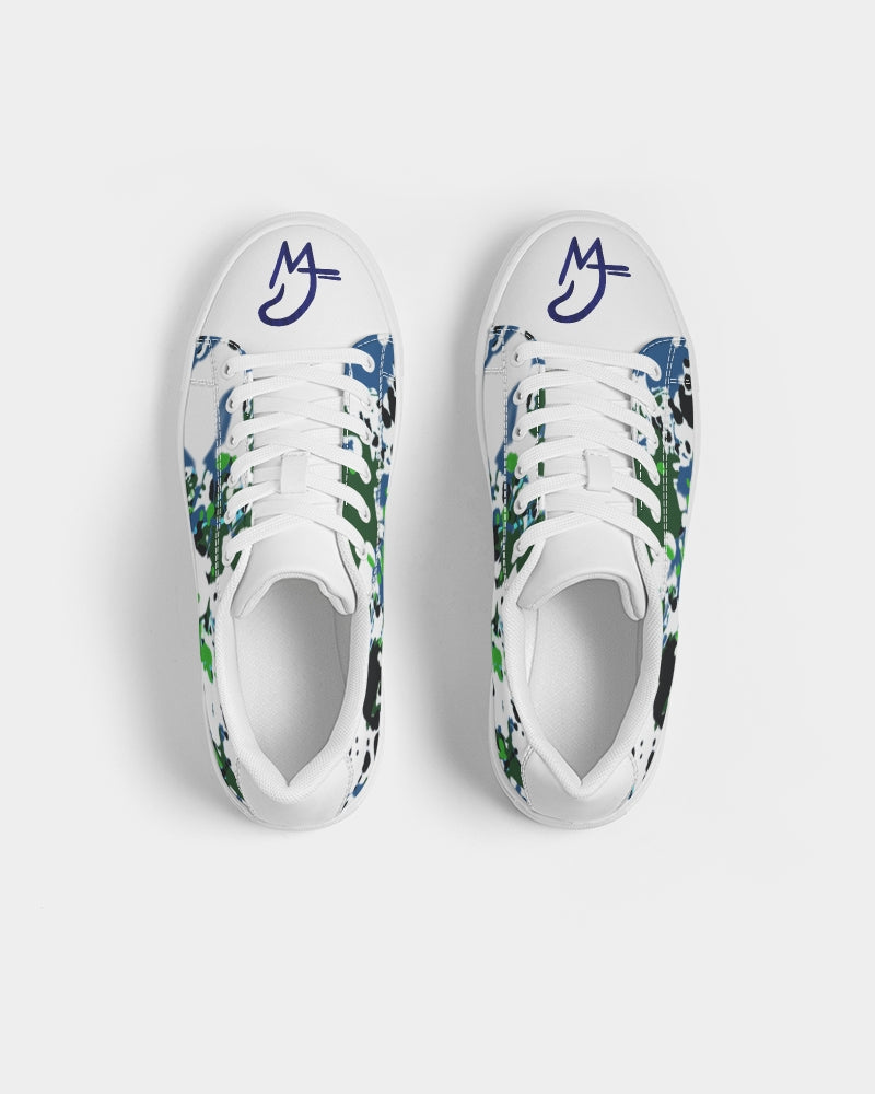 Wild splash by Marvin Jeans and Trinity D Marvin Men's Faux-Leather Sneaker