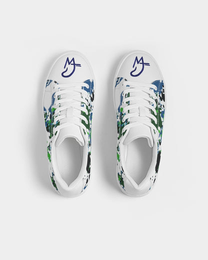 Wild splash by Marvin Jeans and Trinity D Marvin Men's Faux-Leather Sneaker