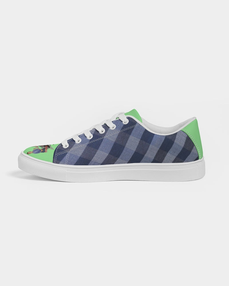 Blue stripes Mint by Marvin Jeans and Trinity D Marvin Men's Faux-Leather Sneaker