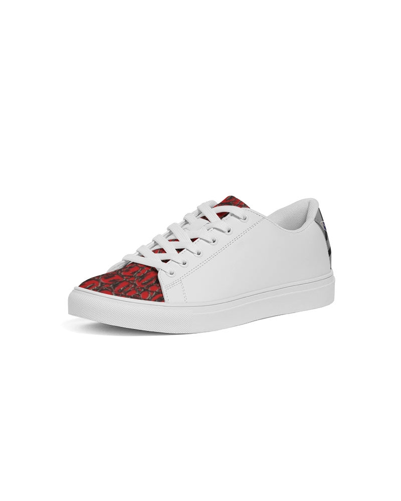 Gator red by Trinity D Marvin Men's Faux-Leather Sneaker