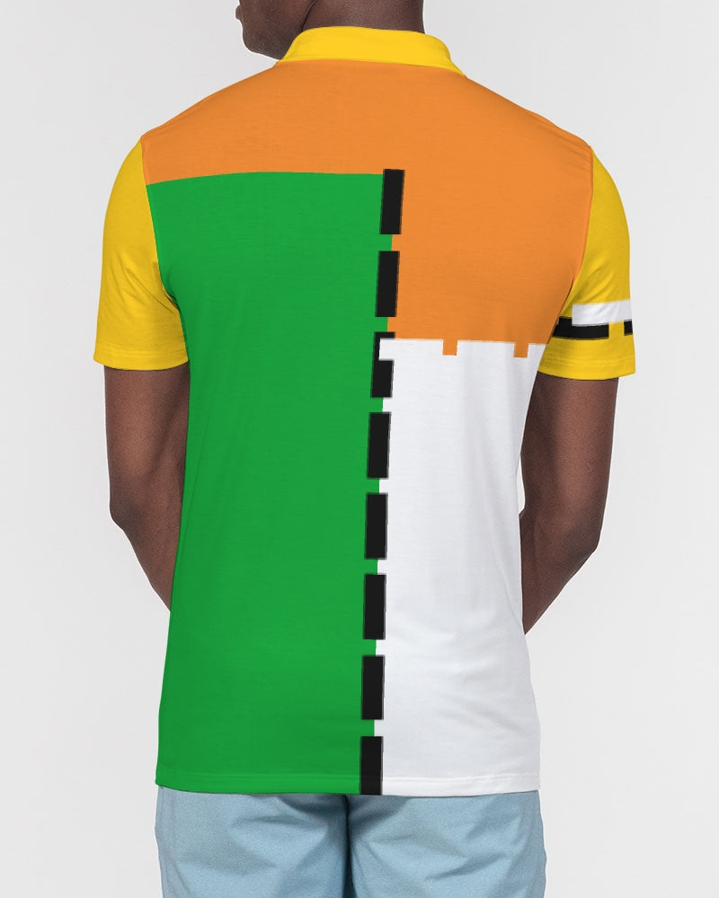 Crazy mix by Marvin Jeans and Trinity D Marvin Men's Slim Fit Short Sleeve Polo