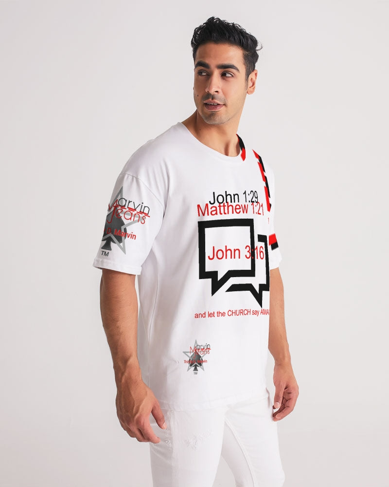 Gospel message victory BY MARVIN JEANS Men's Premium Heavyweight Tee