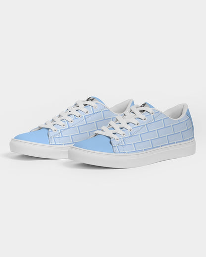 Baby blue brick Men's Faux-Leather Sneaker