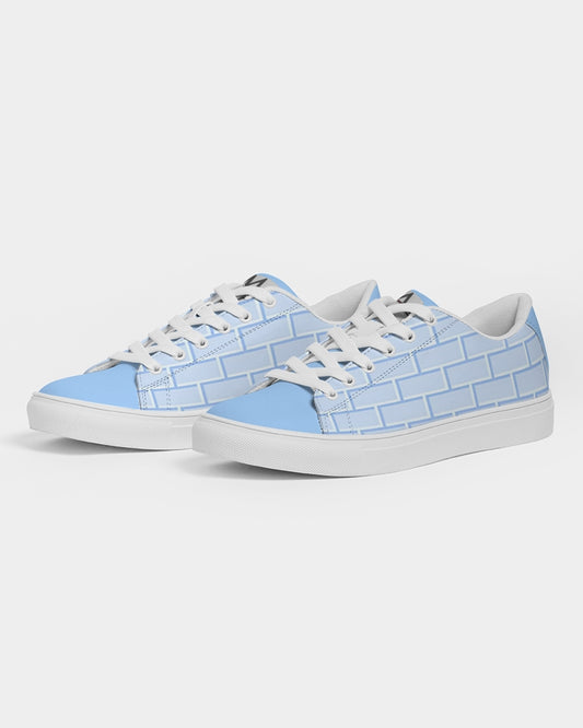 Baby blue brick Men's Faux-Leather Sneaker