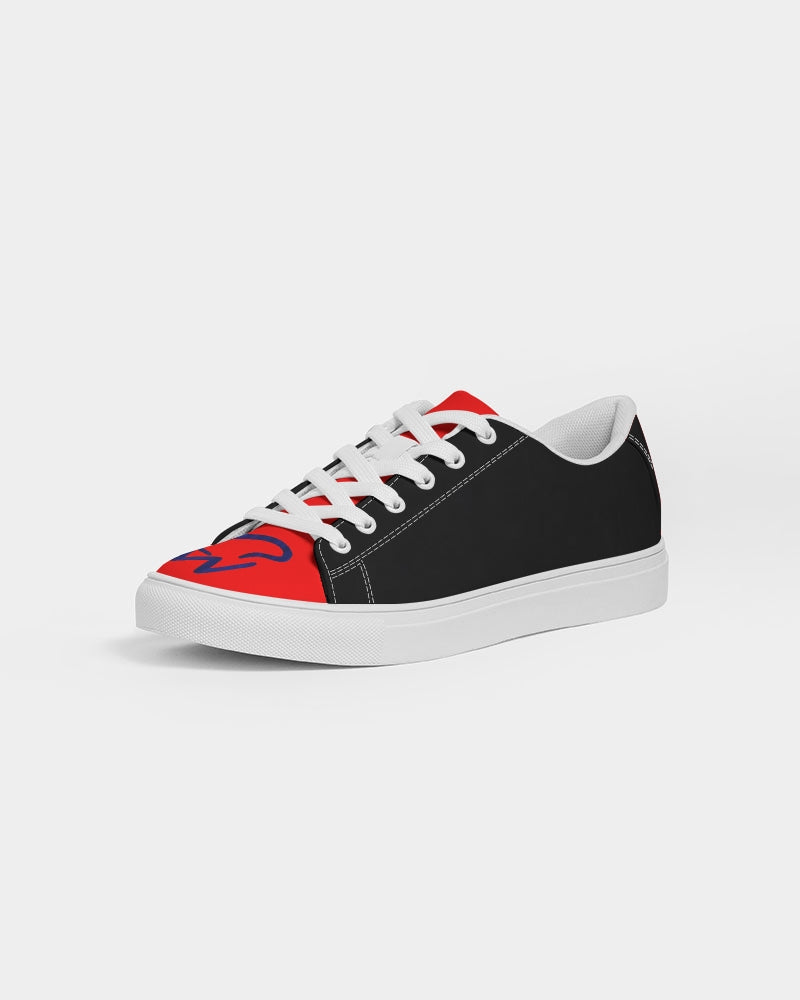 Red and black logo tipby Marvin Jeans and Trinity D Marvin Men's Faux-Leather Sneaker