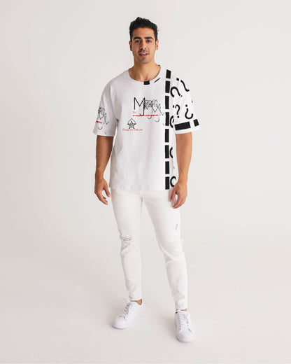 All white Marvin Jeans Men's Premium Heavyweight Tee