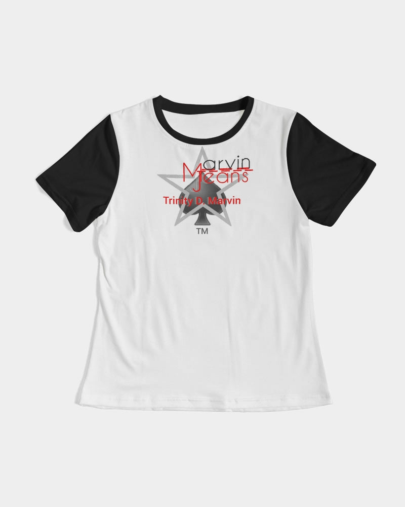 Black Stone by Marvin Jeans and Trinity D.Marvin Women's Tee