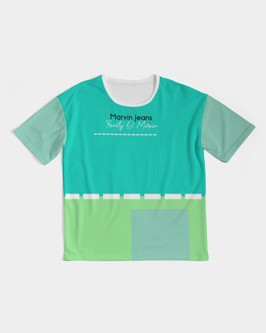 Light Mint mix by Marvin Jeans and Trinity D Marvin Men's Premium Heavyweight Tee