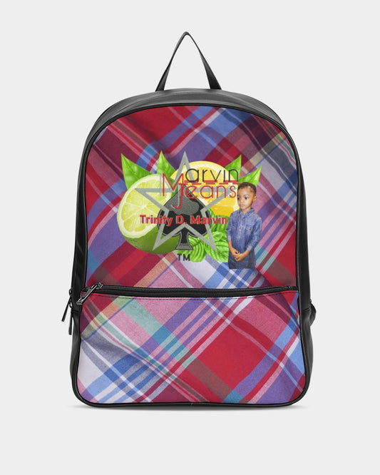 Plaids by Marvin Jeans and Trinity D Marvin Classic Faux Leather Backpack