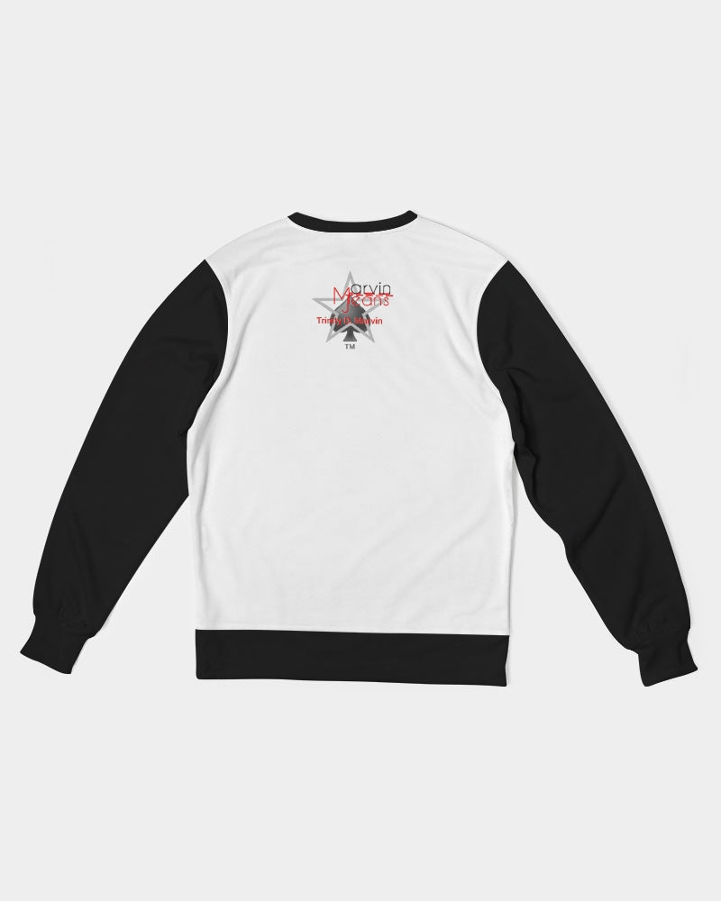 Sent from heaven by Marvin Jeans and Trinity D.Marvin Men's Classic French Terry Crewneck Pullover