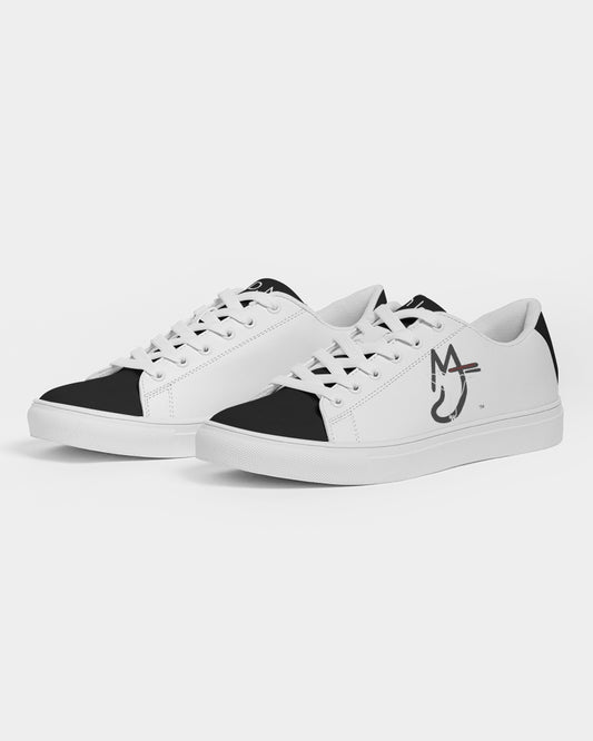 Black and white 2.0 by Marvin Jeans and Trinity D Marvin Men's Faux-Leather Sneaker