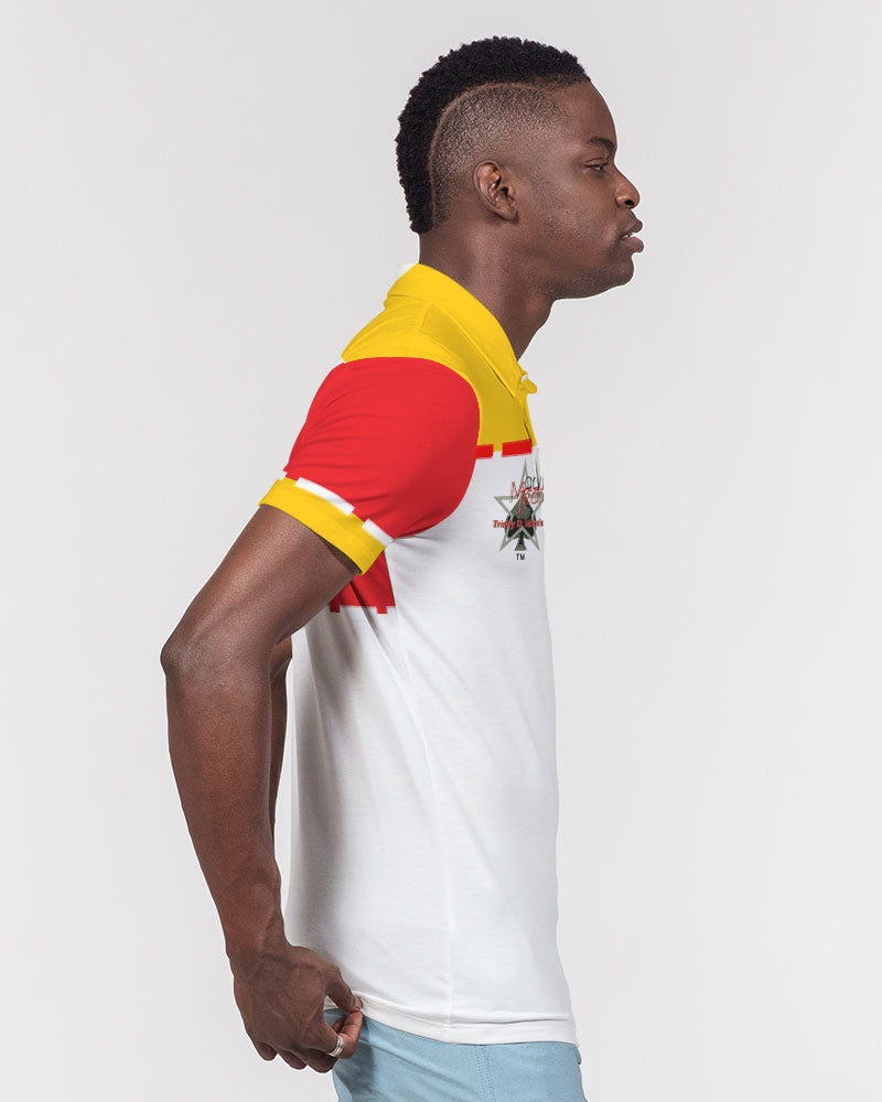 K'Kay by Marvin Jeans and Trinity D Marvin Men's Slim Fit Short Sleeve Polo