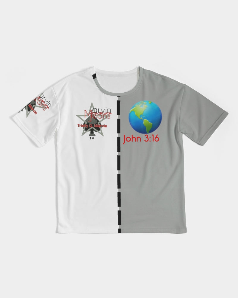 John 3:16 BY MARVIN JEANS Men's Premium Heavyweight Tee