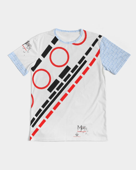 Baby blue brick by Marvin Jeans and Trinity D Marvin Men's Tee
