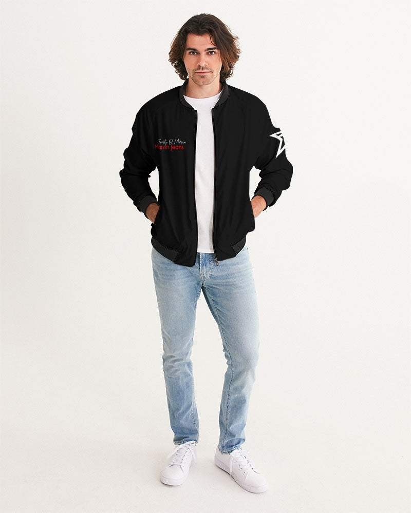 Black Designs  Men's Bomber Jacket