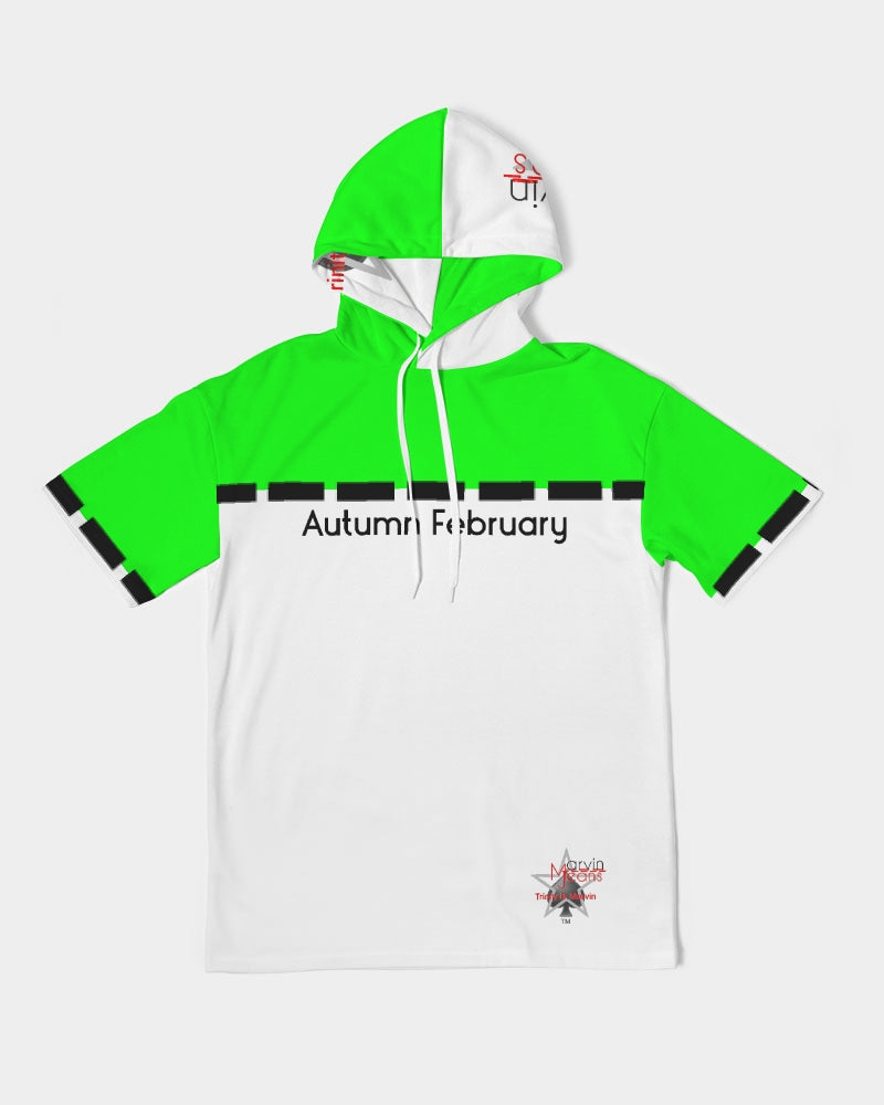 Autumn February BY MARVIN JEANS Men's Premium Heavyweight Short Sleeve Hoodie